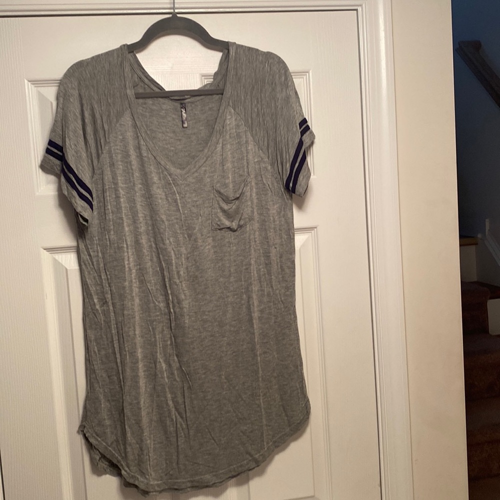 Splash Navy & Gray size 2X T-shirt